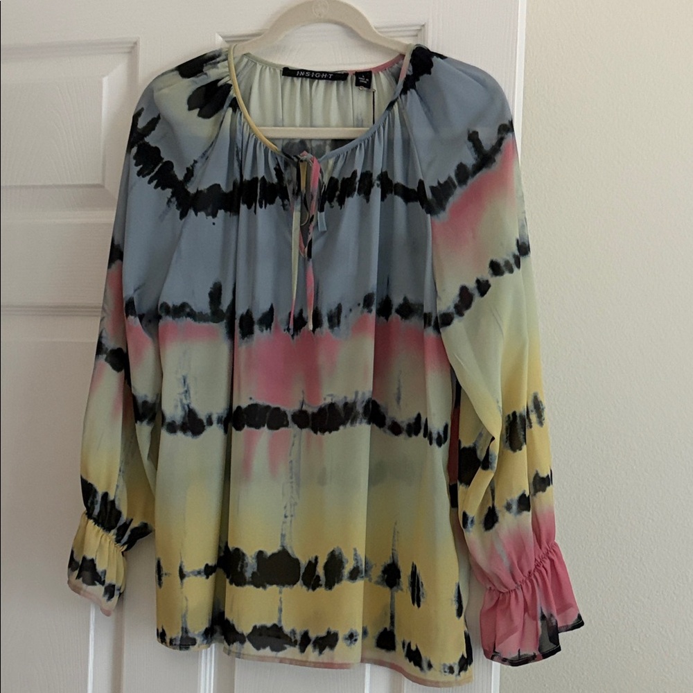 Insight Multicolor Tie-Dye Blouse